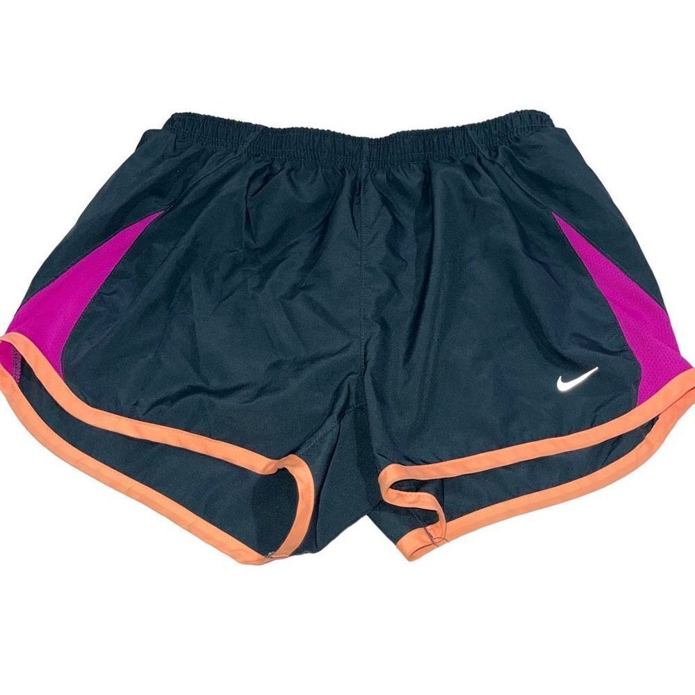 Nike Charcoal, Fuchsia & Bright Orange Running Athletic Shorts -‎ Size Small